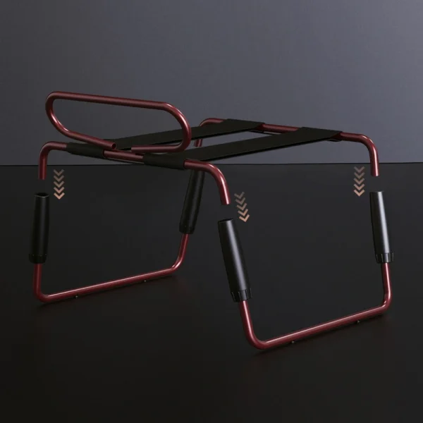 Bondage Chair，BDSM Chair，YDA-018 Wine red sex chair (7)