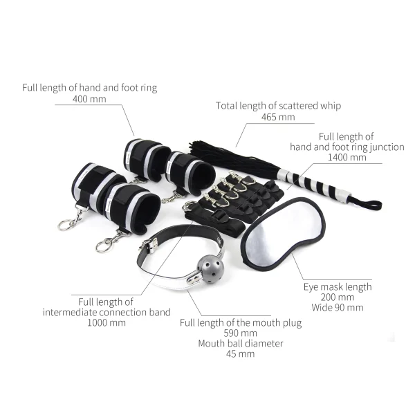 Bondage Kit，Bondage Set，ZW-008 Bedroom restraint kit (2)