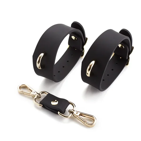 BDSM Leash，Collared Bondage，Cross buckle bondage kit (5)