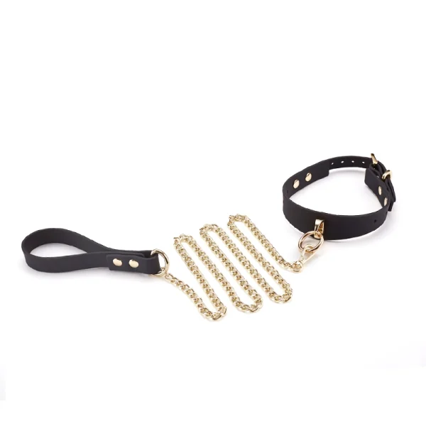 BDSM Leash，Collared Bondage，ZW-090 Silicone collar leash (4)