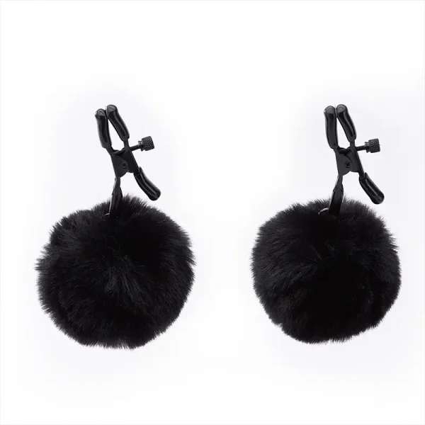 Nipple Clamps，Nipple Toys，Plush Ball nipple clamps (2)